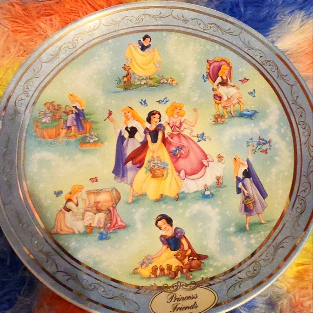 Disney princess collectible plate